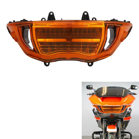 Светодиодная передняя фара в сборе, подходящая для Harley CVO Road Glide 2023-2025 FLTRX 24+