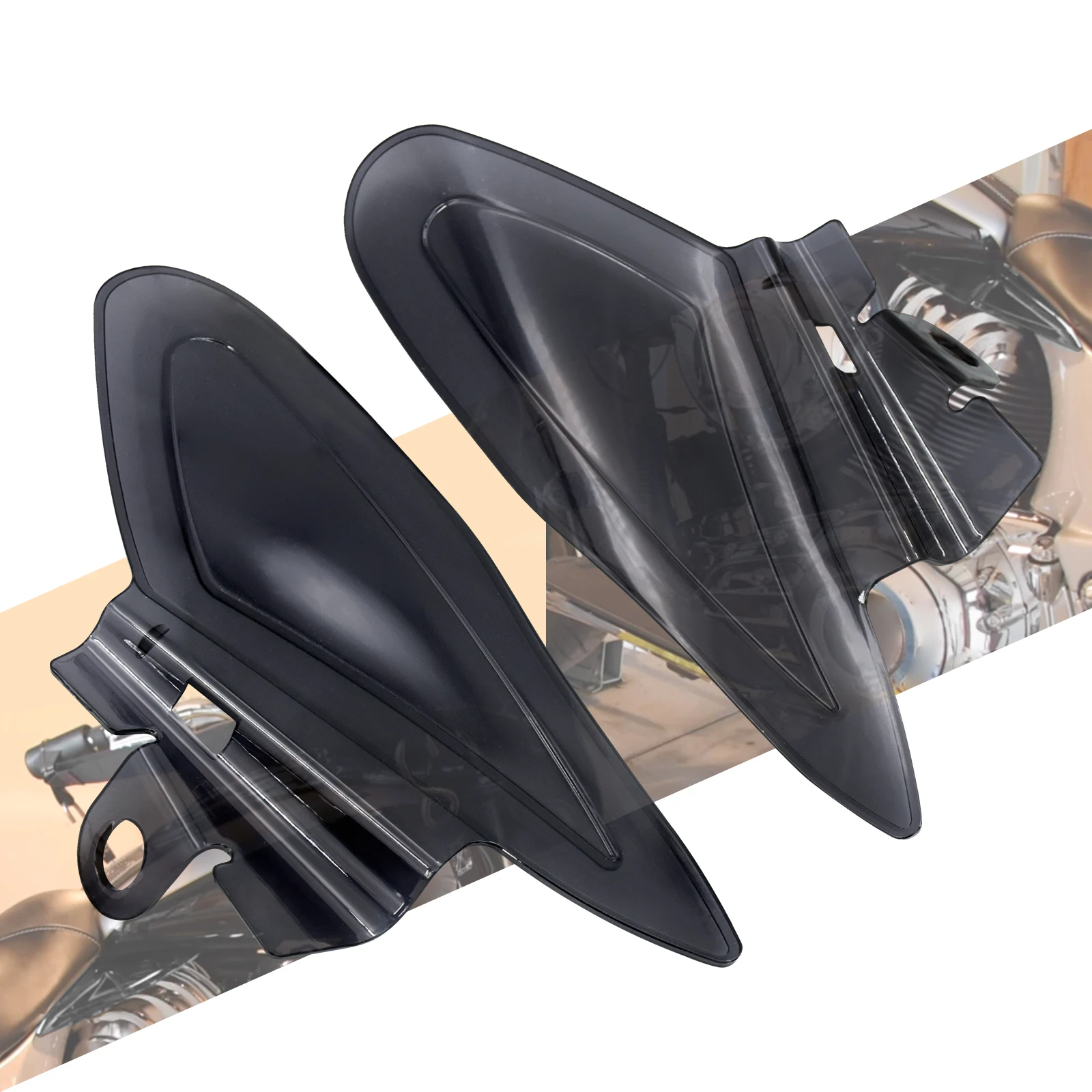 

Светоотражающее тепловое седло для мотоцикла, дымовой АБС-пластик для индийского винтажного шеф-мастера Roadmaster, Классический 2014-2020 2021 2022