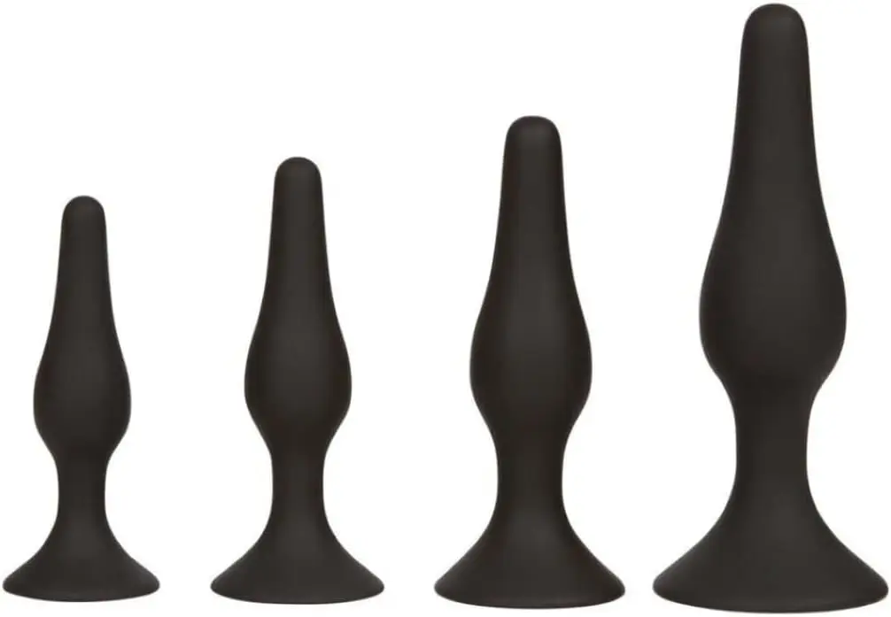 Анальный игровой набор из 4 предметов с гладким силиконом FH73137