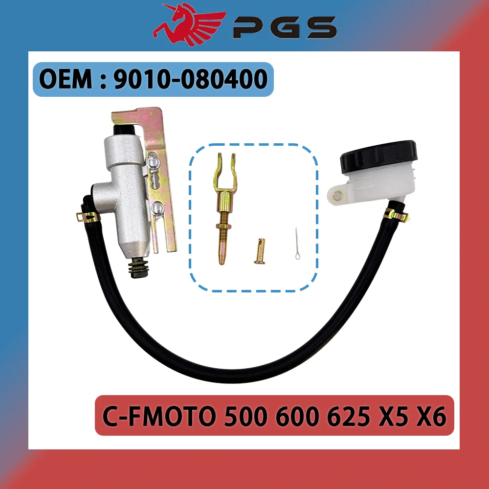 

Главный тормозной цилиндр мотоцикла в сборе, насос главного тормозного цилиндра ножного тормоза для CFMOTO 500 600 625 X5 X6 ATV UTV 9010- 080400
