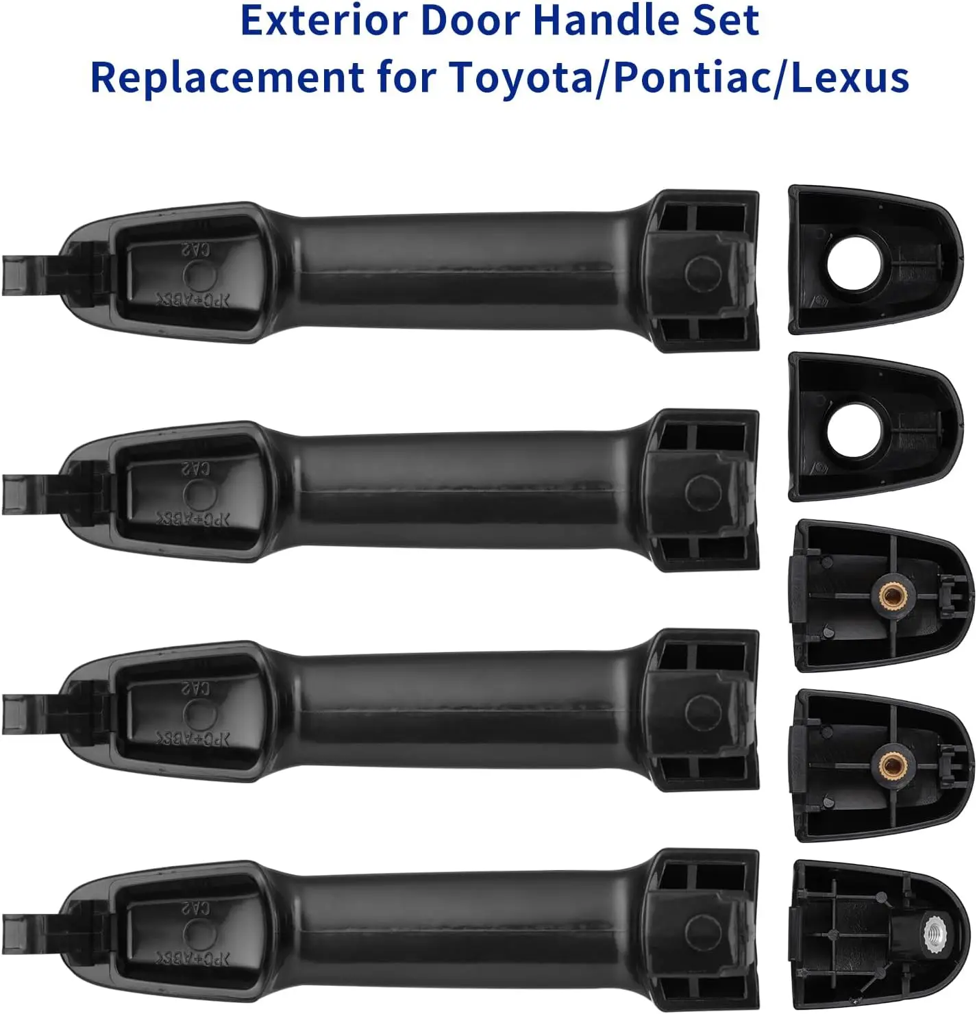 Фото Наружная дверная ручка для Toyota Camry 02-06, Corolla Matrix 03-13, RAV4 01-12, Prius 04-09, Vibe 03-10 – Замена 81309 92894 №2