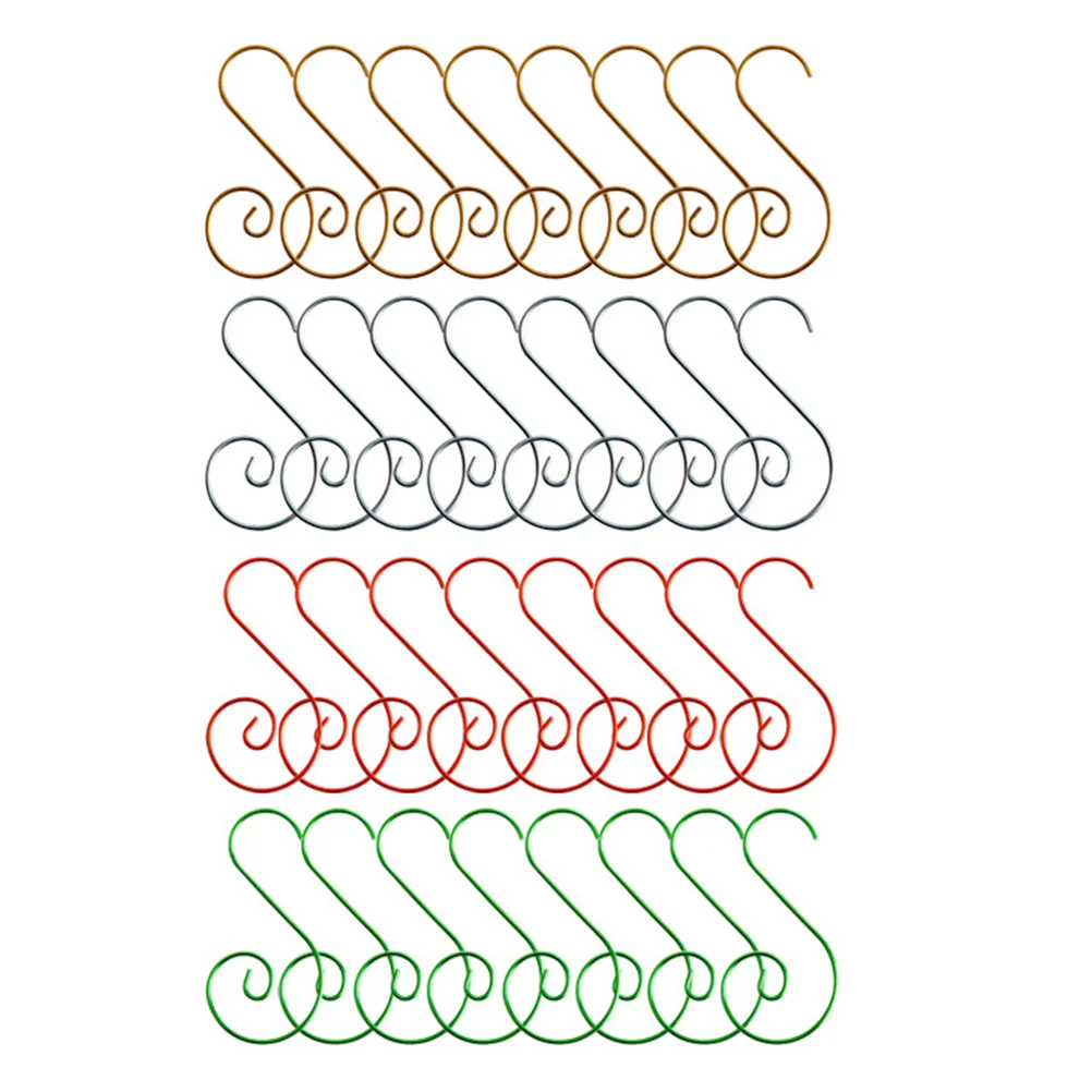 

80pcs Swirl Shape Hanger Practical Pretty Fashion Sturdy Unique Garland Hook