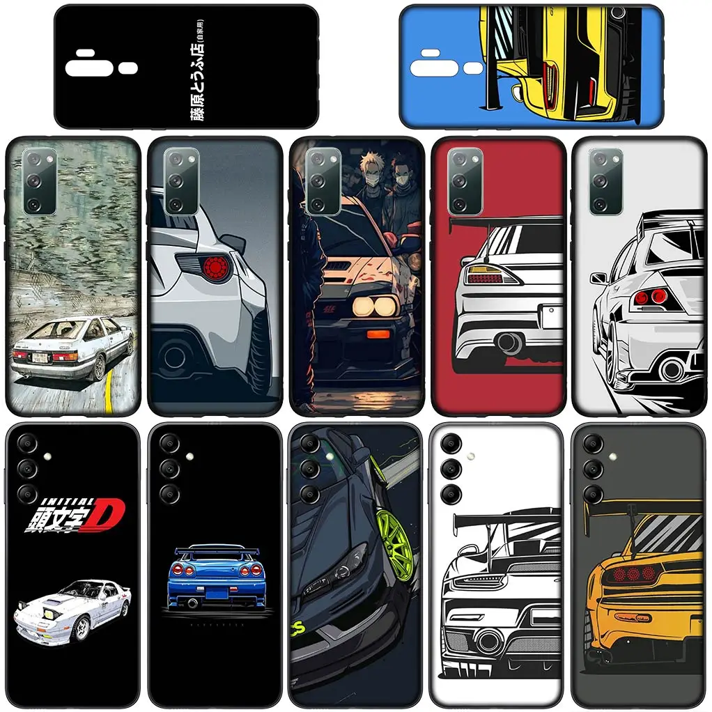 Автомобильные задние фонари Initial D AE86 гибкий чехол для телефона Samsung Galaxy A13 A71 A21S A22