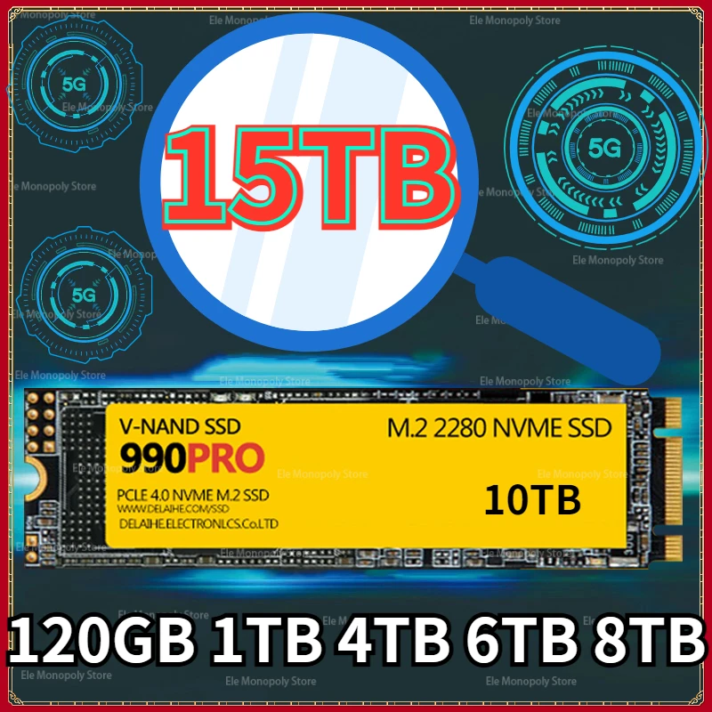 

8TB 4TB SSD M2 NVME 512GB 980 PRO 980Plus 256GB Internal Solid State Drive 1TB Hdd Hard Disk 970 PRO M.2 2TB for Laptop Computer