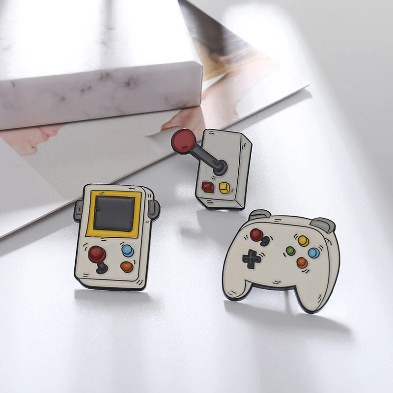 Портативное игровое устройство заколки GameBoy эмалированные с лацканами для игр