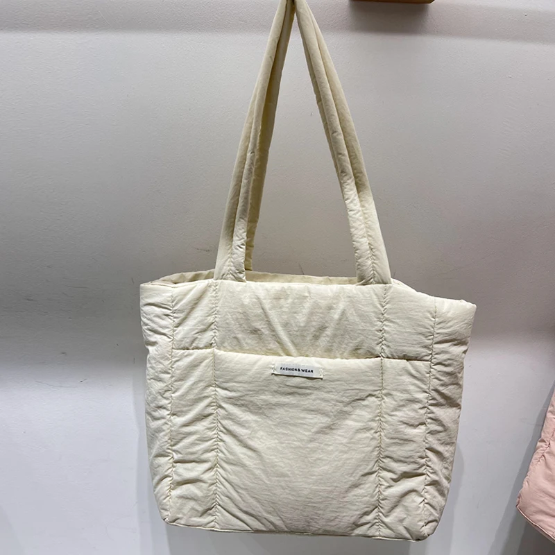 

Корейские повседневные дизайнерские роскошные сумки и кошельки, новинка 2023, нейлоновая вместительная тканевая сумка через плечо с надписью