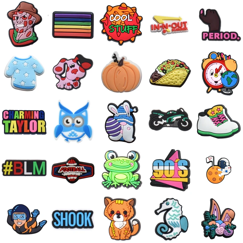 

Shoe Charms Kids Shoes Accessories Boy Girl Packs Para Pins Wholesale Bulk Decorations for Crocs Set Jeans Gifts Women Charm Men