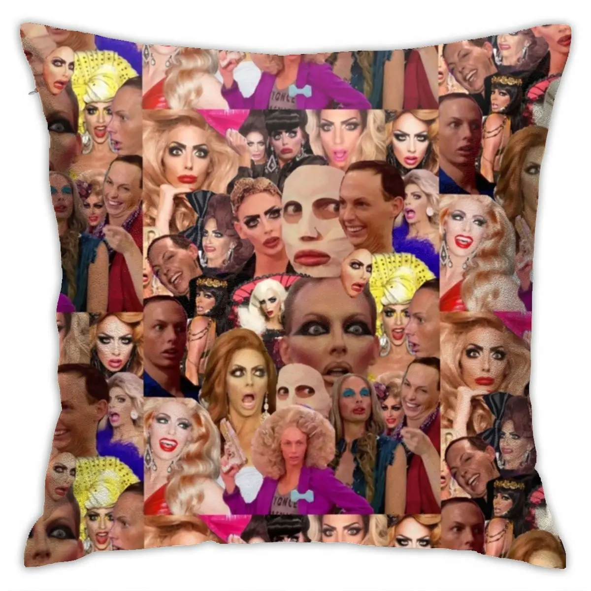 

Чехол для подушки с принтом в виде Квинса Эдвардс, универсальный Летний чехол для подушки с коллажем, чехол для подушки из полиэстера на мол...