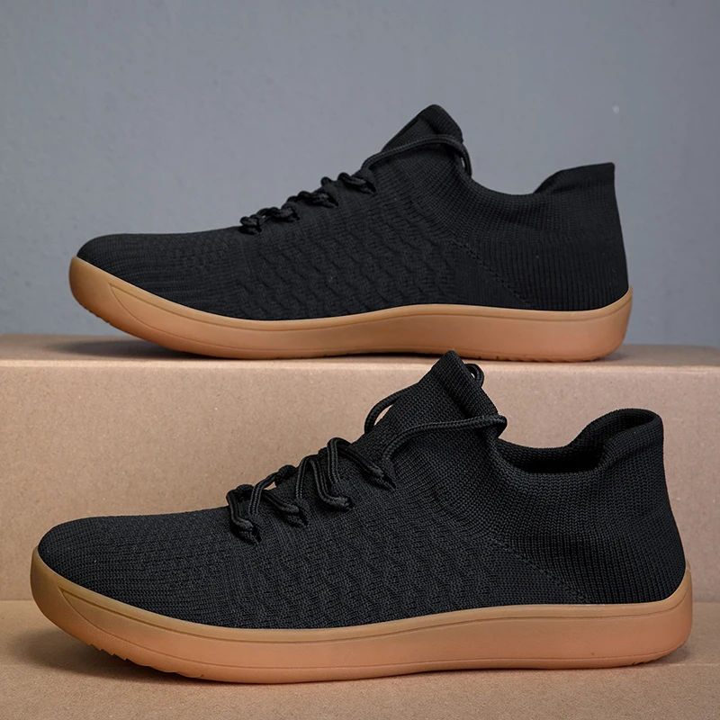 Босоножки с широким носком для мужчин минималистичные дышащие удобные туфли