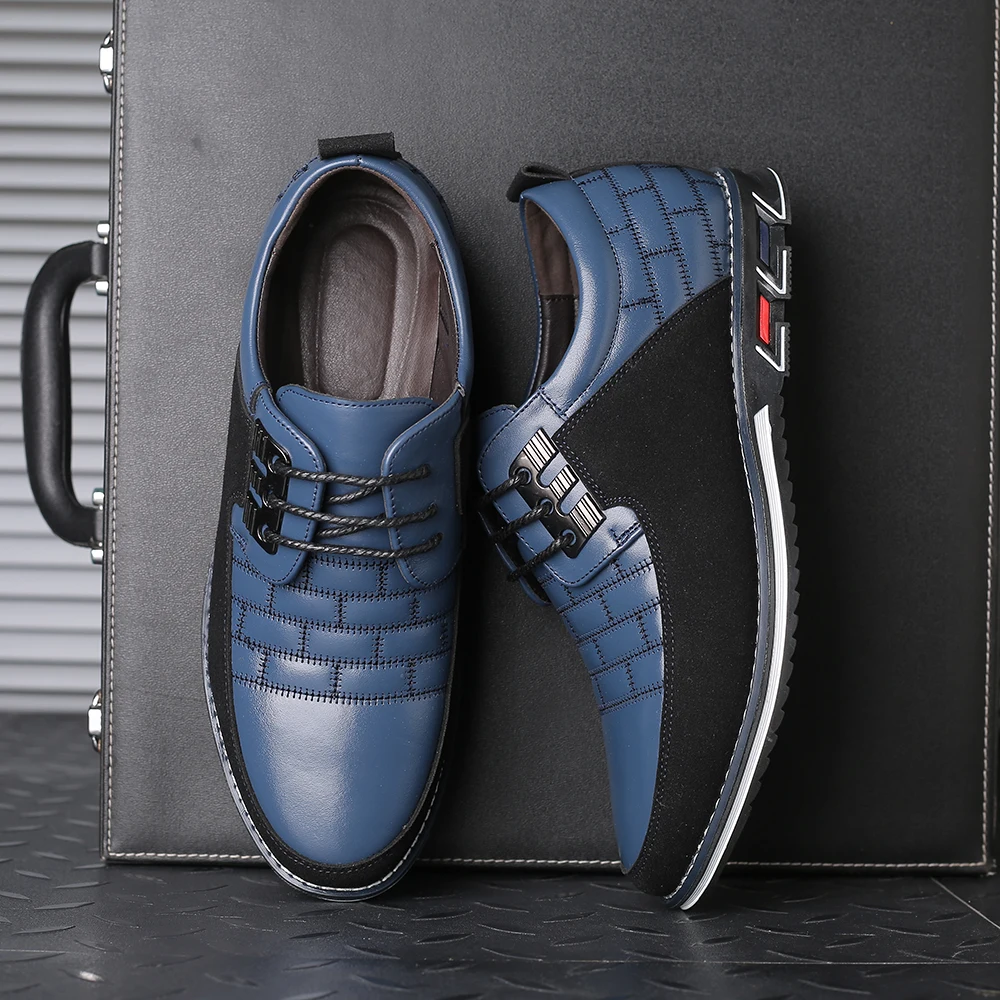

Fashion Casual lace up Men Shoes Men Oxfords Leather Shoes Formal 2021 New Business Wedding Drop Shipping S5800-S5812 Dn