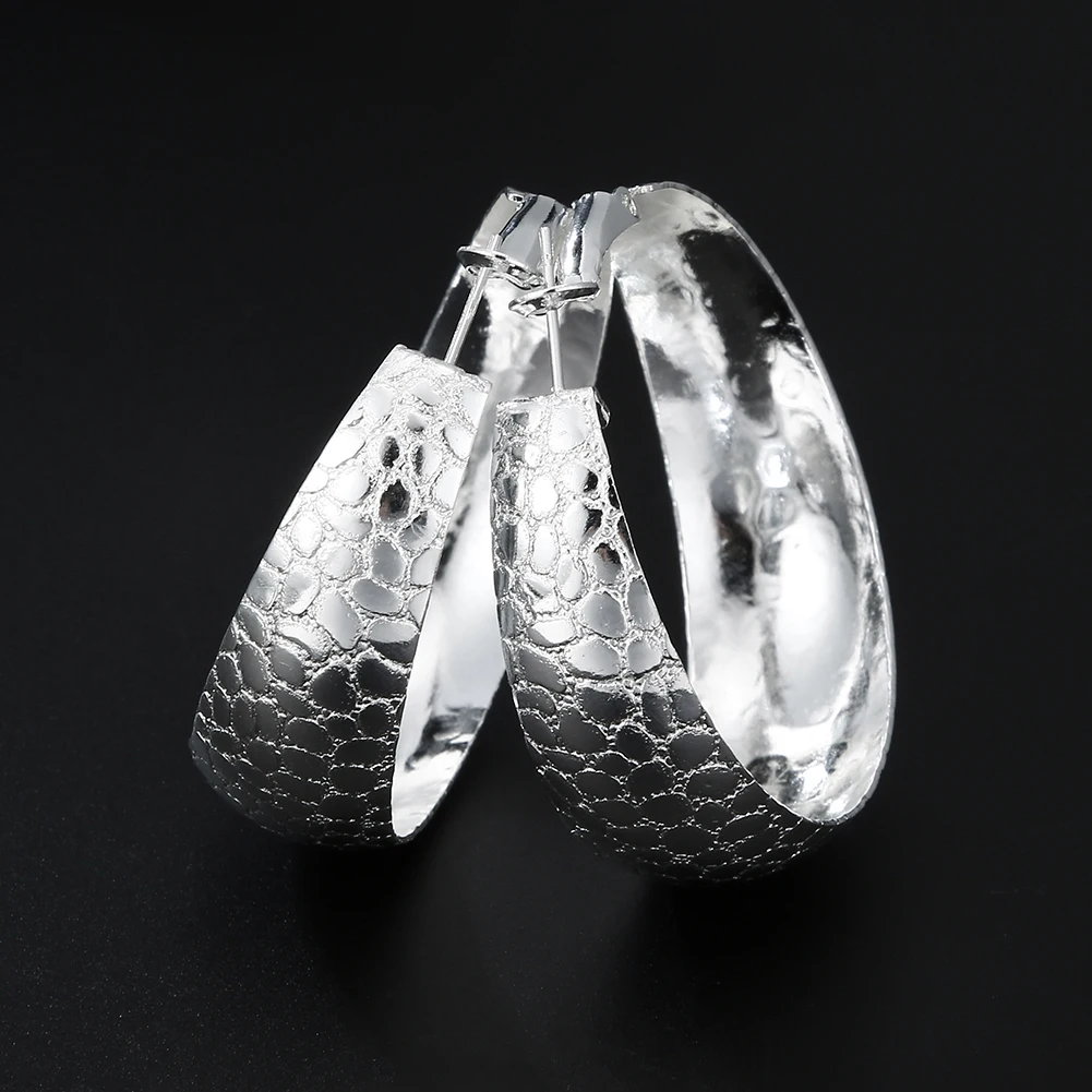 

Серьги женские из змеиной кожи, посеребренные Роскошные ювелирные украшения для вечеринки, свадьбы, праздника