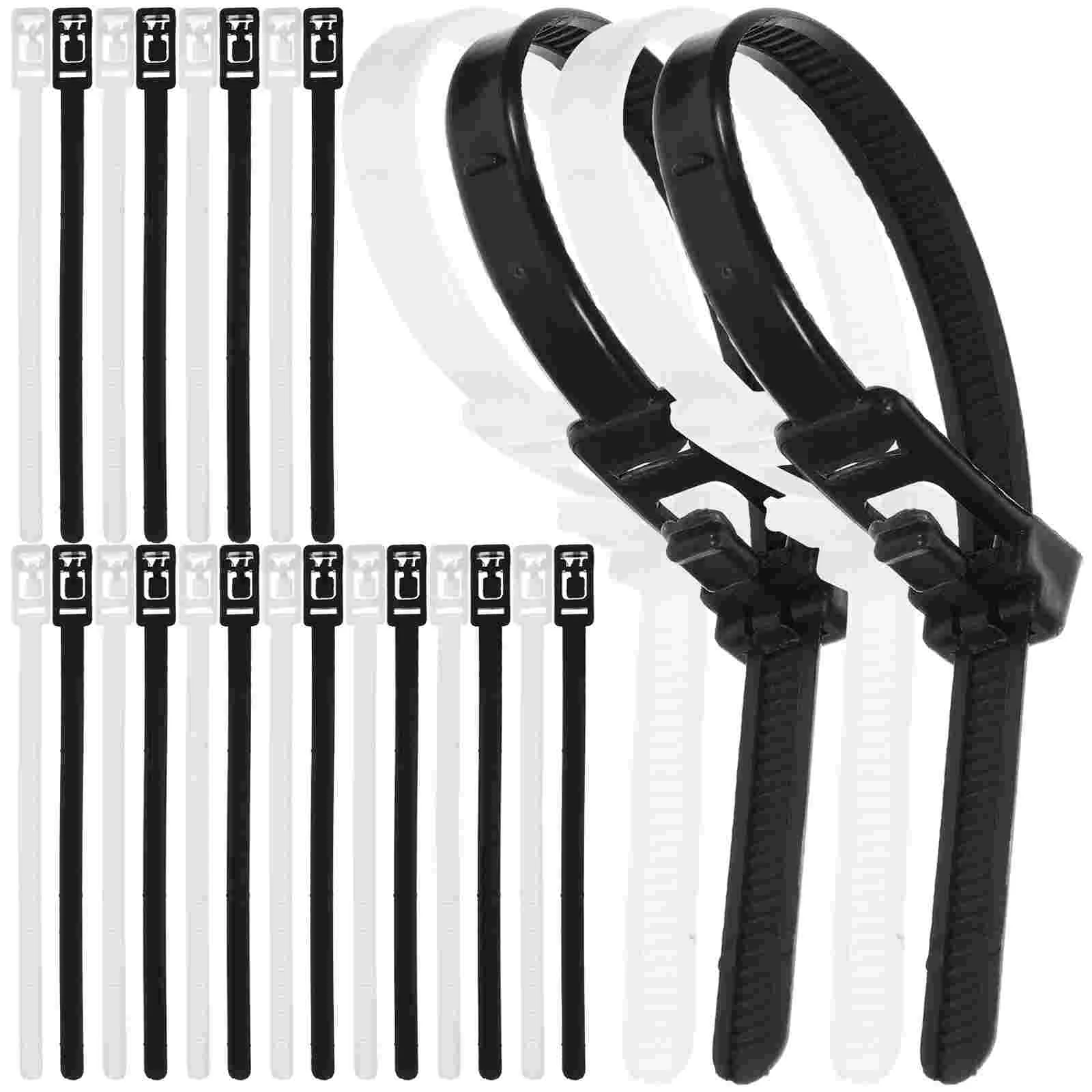 

Ties Cable Zip Tie Wire Cordorganizer Management Wraps Color Locking Self Strap Fastener Heavy Reusable Warp Releasable Wrap