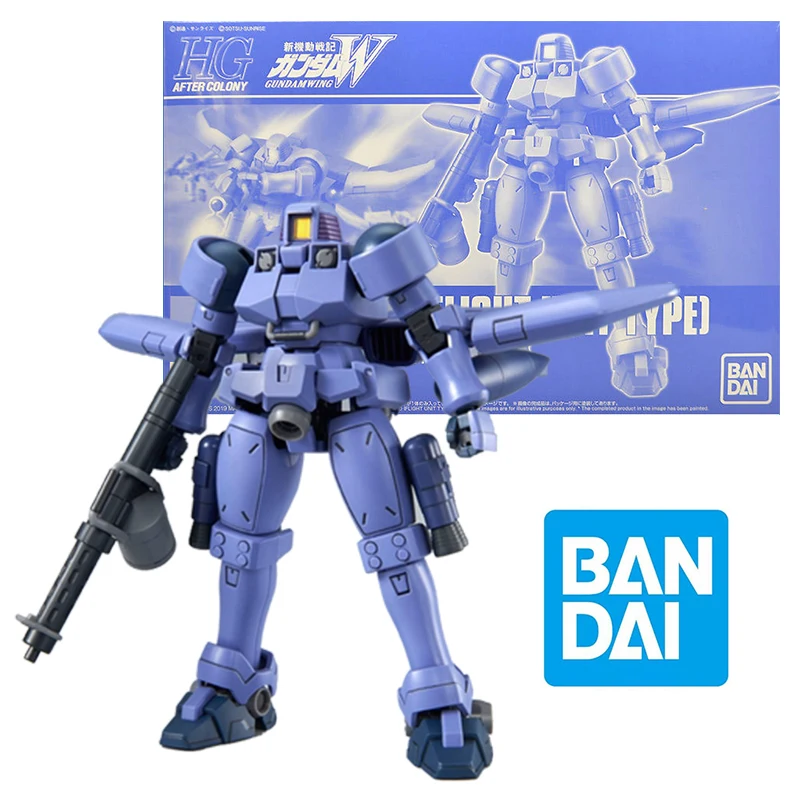 Bandai подлинный HGAC 1/144 OZ-06MS Leo Gunpla аниме мобильный костюм Сборная модель Набор фигурок коллекционная игрушка Рождественский подарок