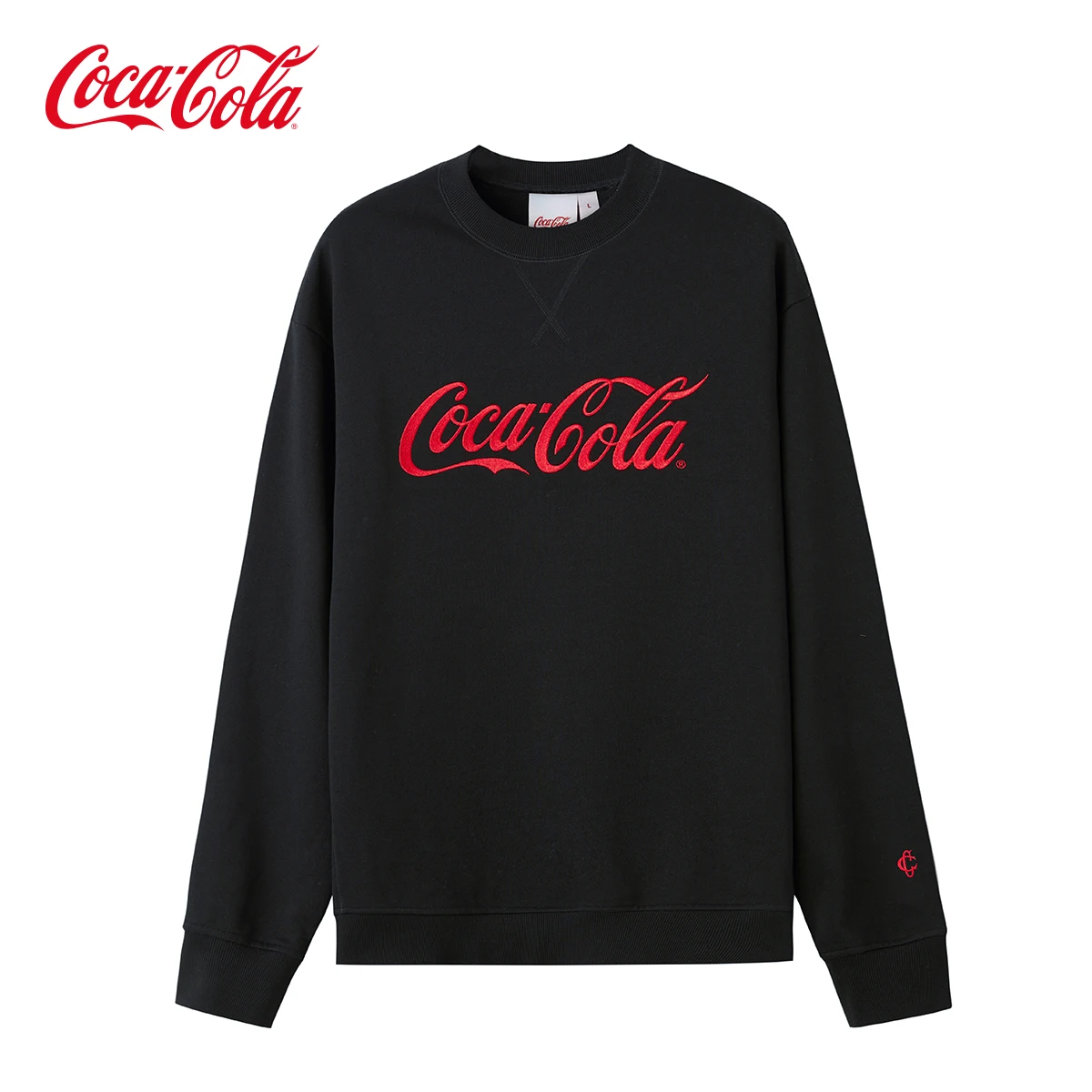 Официальный свитер Coca-Cola классический Свободный Повседневный универсальный топ