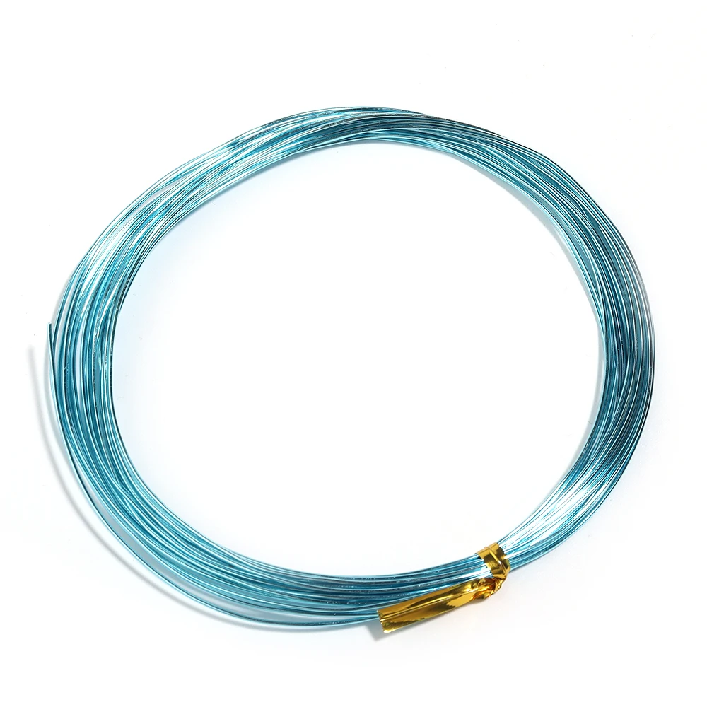 

5 метров/рулон, круглый алюминиевый провод, гибкая гибкая металлическая алюминиевая проволока для рукоделия, подходит для аксессуаров для рукоделия