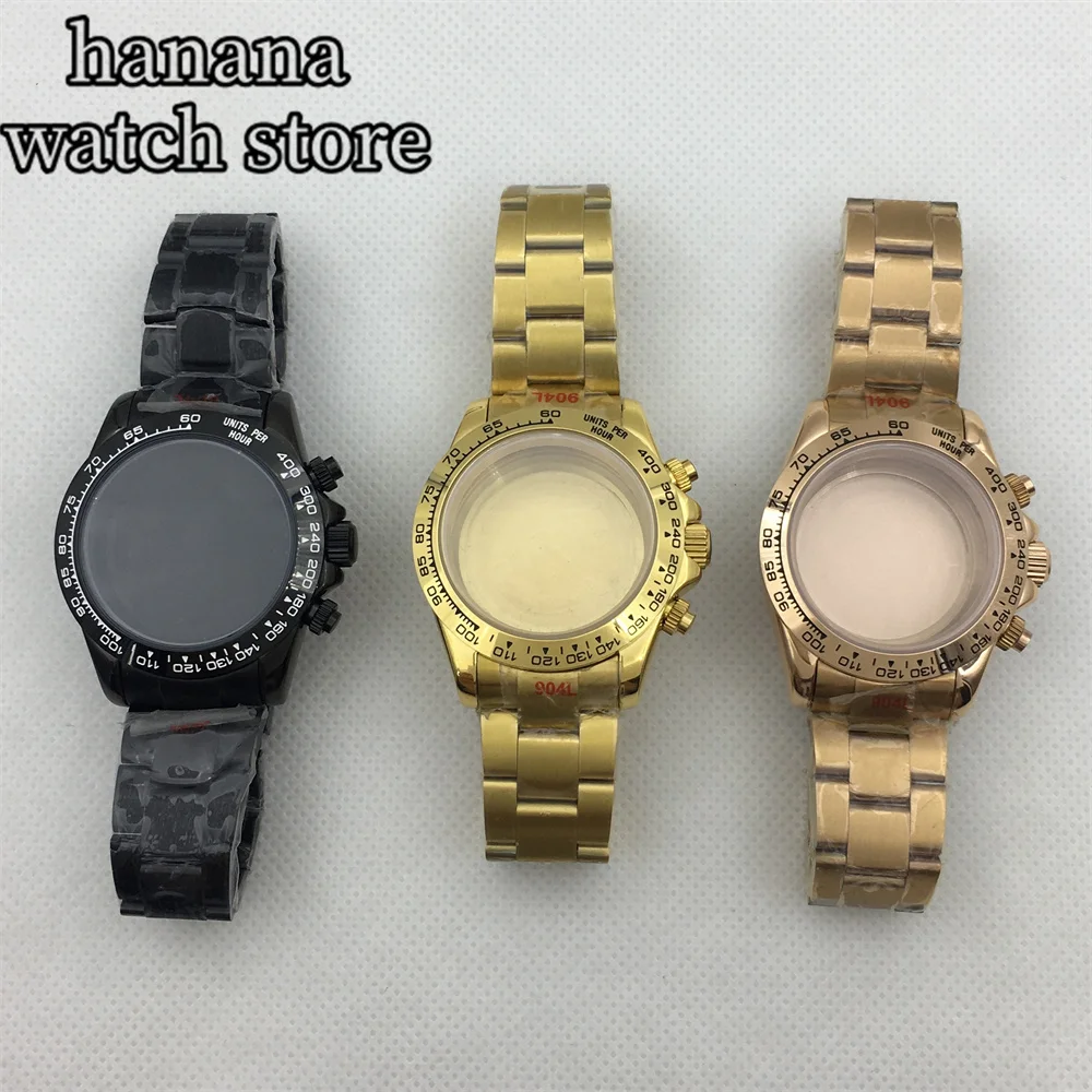 BLIGER 39 мм VK63 VK64case сапфировое стекло сталь магнитная Керамическая рамка аксессуары