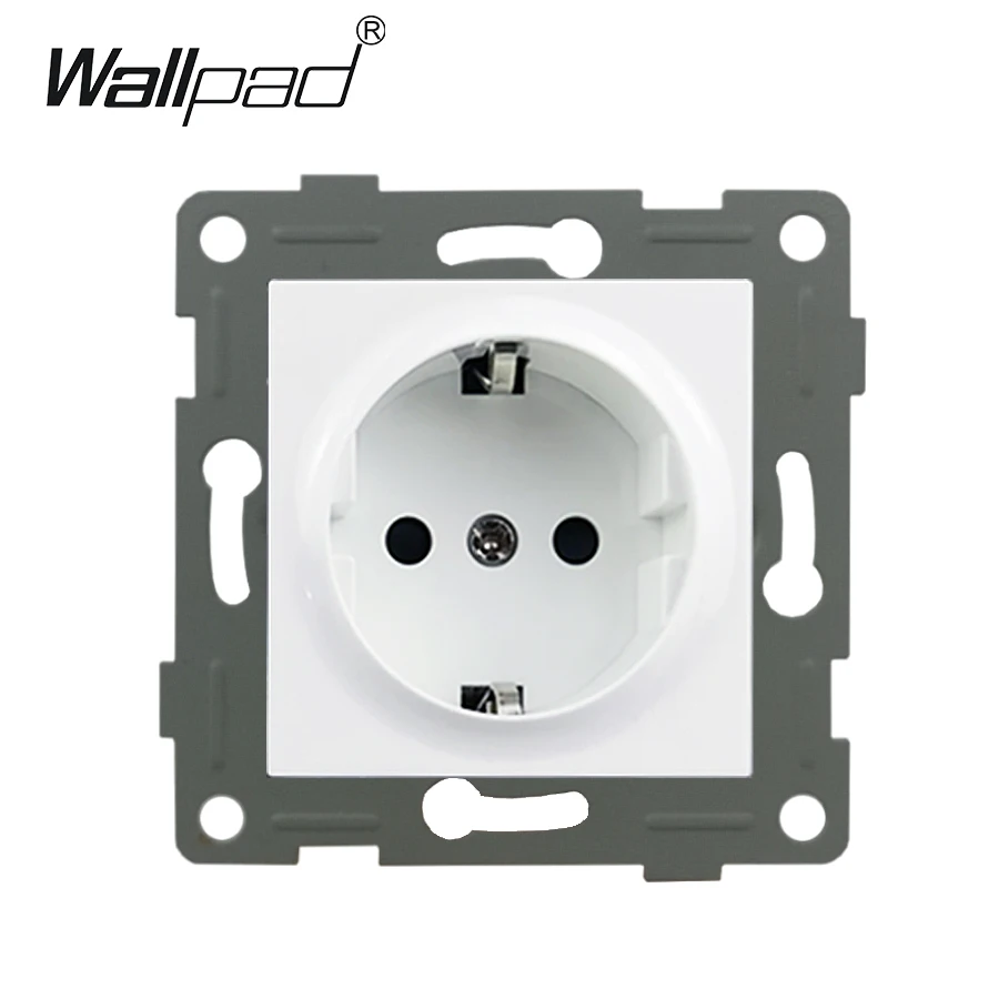 

Wallpad L6 белая настенная розетка с USB