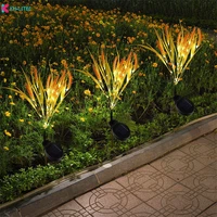 outdoor led solar wheat ear lamp outdoor waterproof garden decoration courtyard path lamp light sensing simulation wheat lamp
