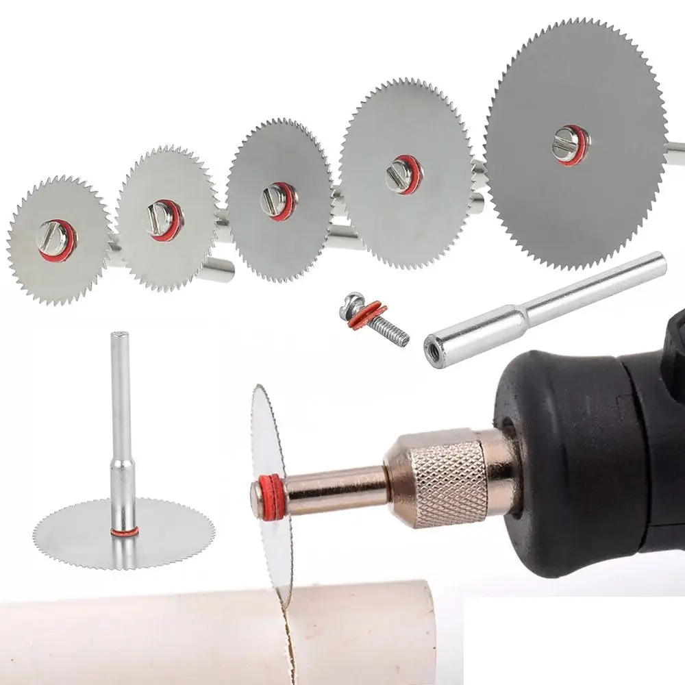 

6Pcs/set Circular Saw Blade 16/18/22/25/32mm Electric Grinding Cutting Disc Stainless Steel Wood Cutting Discs Rotary Tools