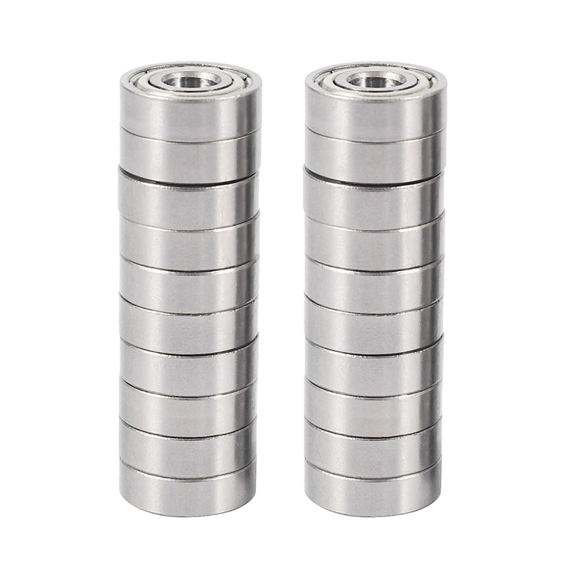 

20Pcs 695ZZ 5Mmx13mmx4mm Double Shielded Miniature Deep Groove Ball Bearing
