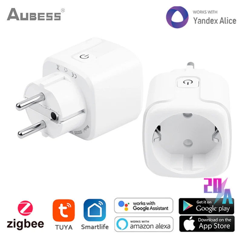 

Смарт-розетка Zigbee с поддержкой Wi-Fi, 16 А