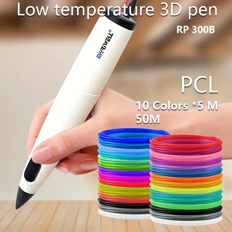 Низкотемпературный инструмент для творчества Myrivell 3d Pen Rp300b