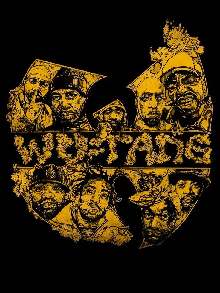 

New Shaolin Wu Best Selling Music Hip Hop Rnb Clan Nyc Rza Gza Hardcore Tang Rapper Metal Wall Decor Motorcycle Garage