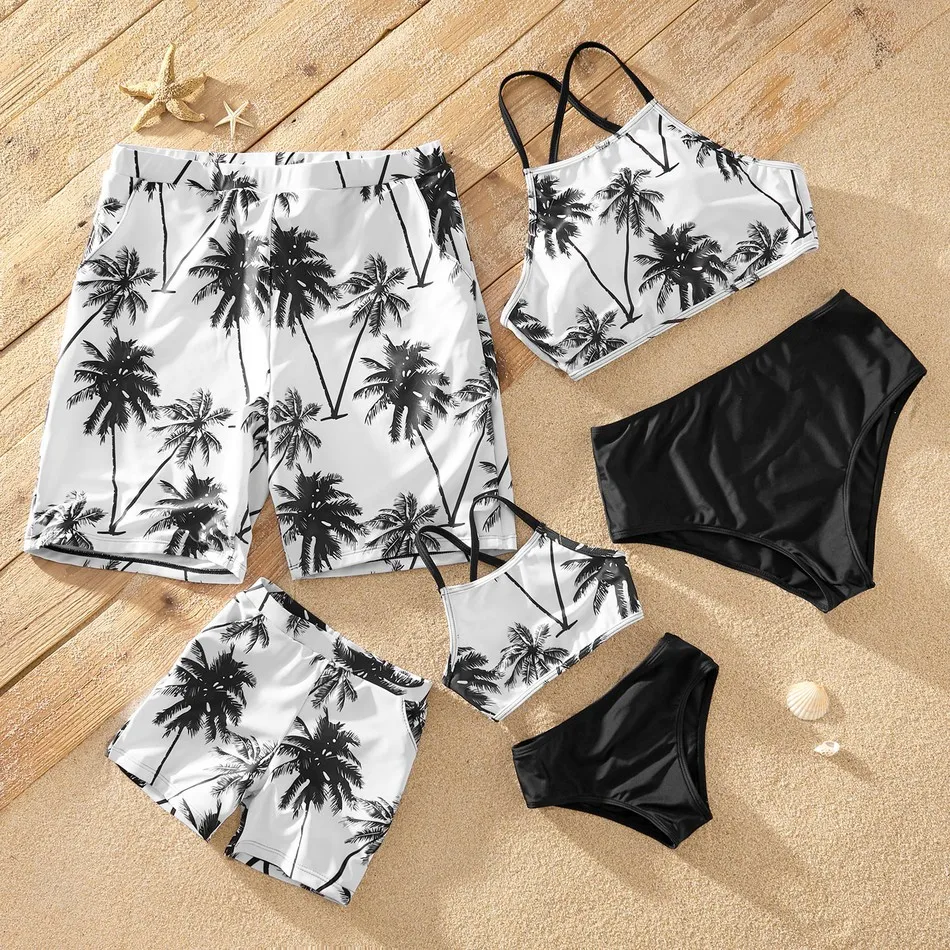 PatPat  New Summer Coconut Tree Family Matching Swimsuits