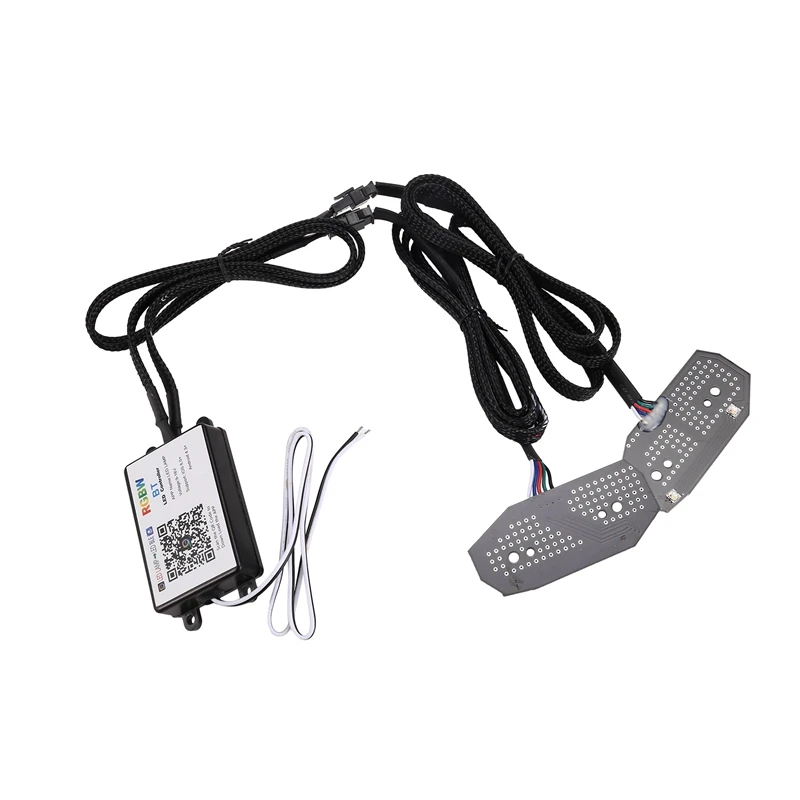 Bluetooth управление RGBW многоцветный светодиодный комплект фонарей DRL дневных