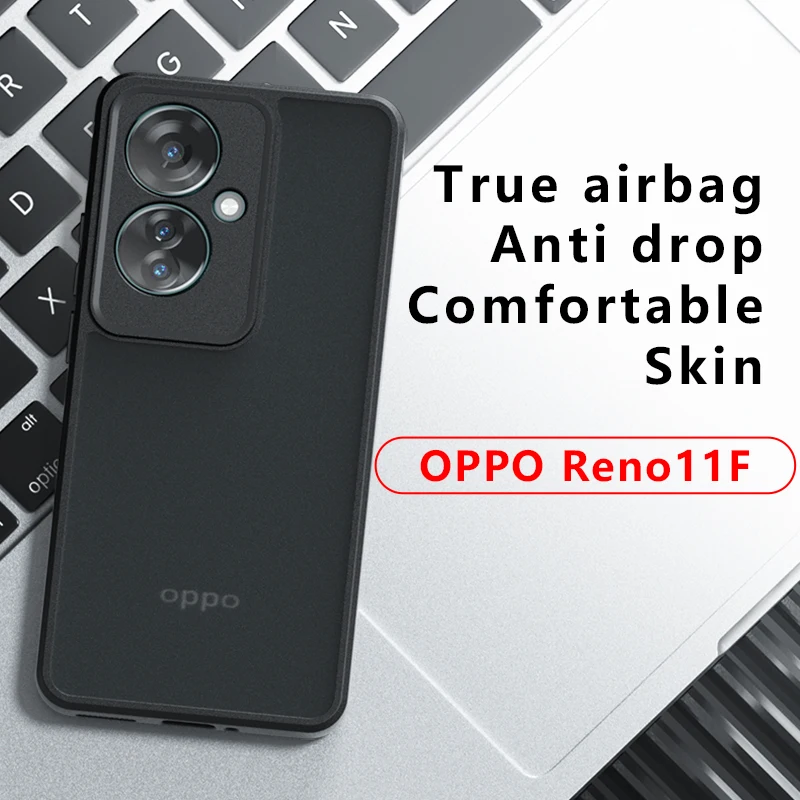 Фото Чехол с подушкой безопасности Skin Sensation для Oppo Reno 11 F Mircropyle, задняя крышка для Oppo Reno11 F, чехол для телефона Fundas Reno 11F №5