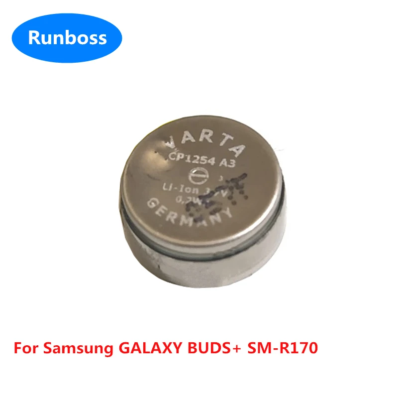 Оригинальный новый аккумулятор 3,7 в 60 мАч CP1254 A2 A3 для гарнитуры Samsung GALAXY BUDS + Buds Plus SM-R170