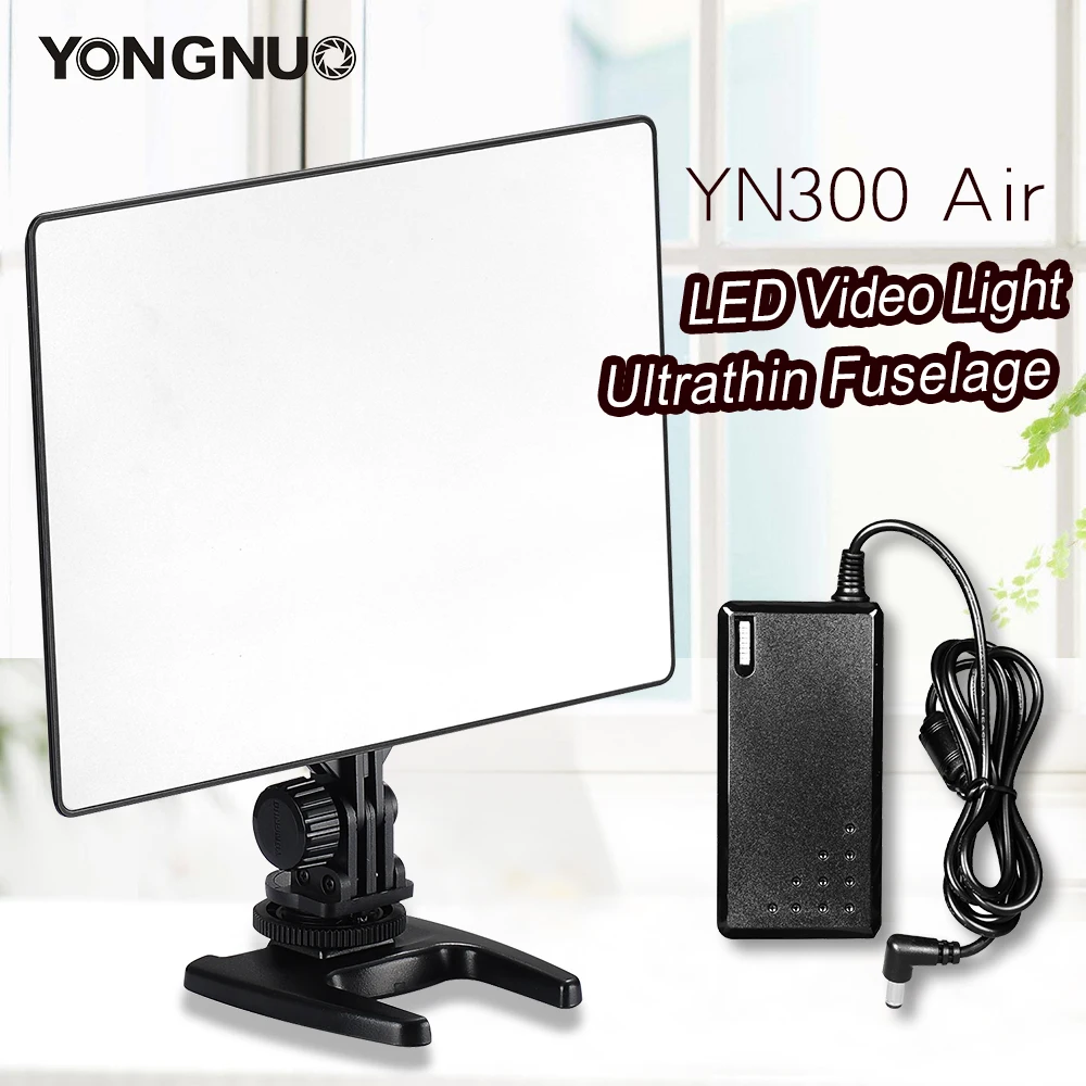 

YONGNUO YN300 Air 3200K-5500K LED Video Light Panel with AC Power Adapter For Wedding Video Photography