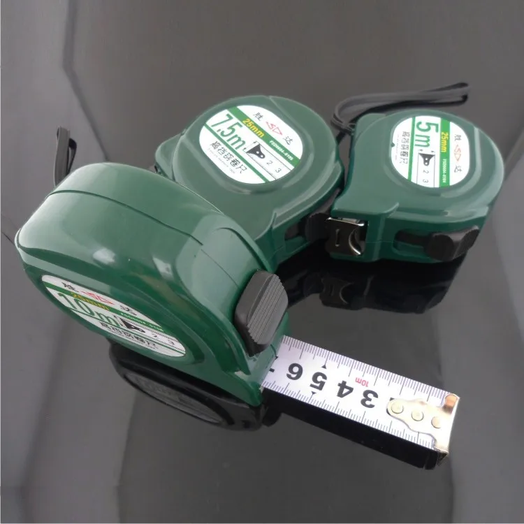 

Wear-resistant Steel Tape Measure Tool ABS Bilateral Scale Steel Tape Measure Ruler with Reinforced Steel Tape Measure