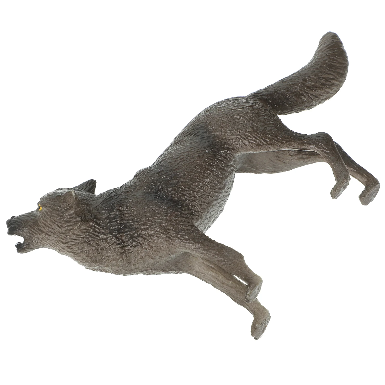 

Wolf Statue Wildlife Animal Figure Plastic Wolf Statue Simulation Wolf Ornament