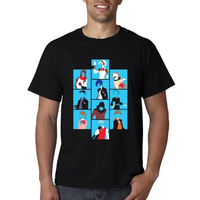 

Новая летняя футболка Perusona 3, хлопковая Футболка Persona 5, футболка