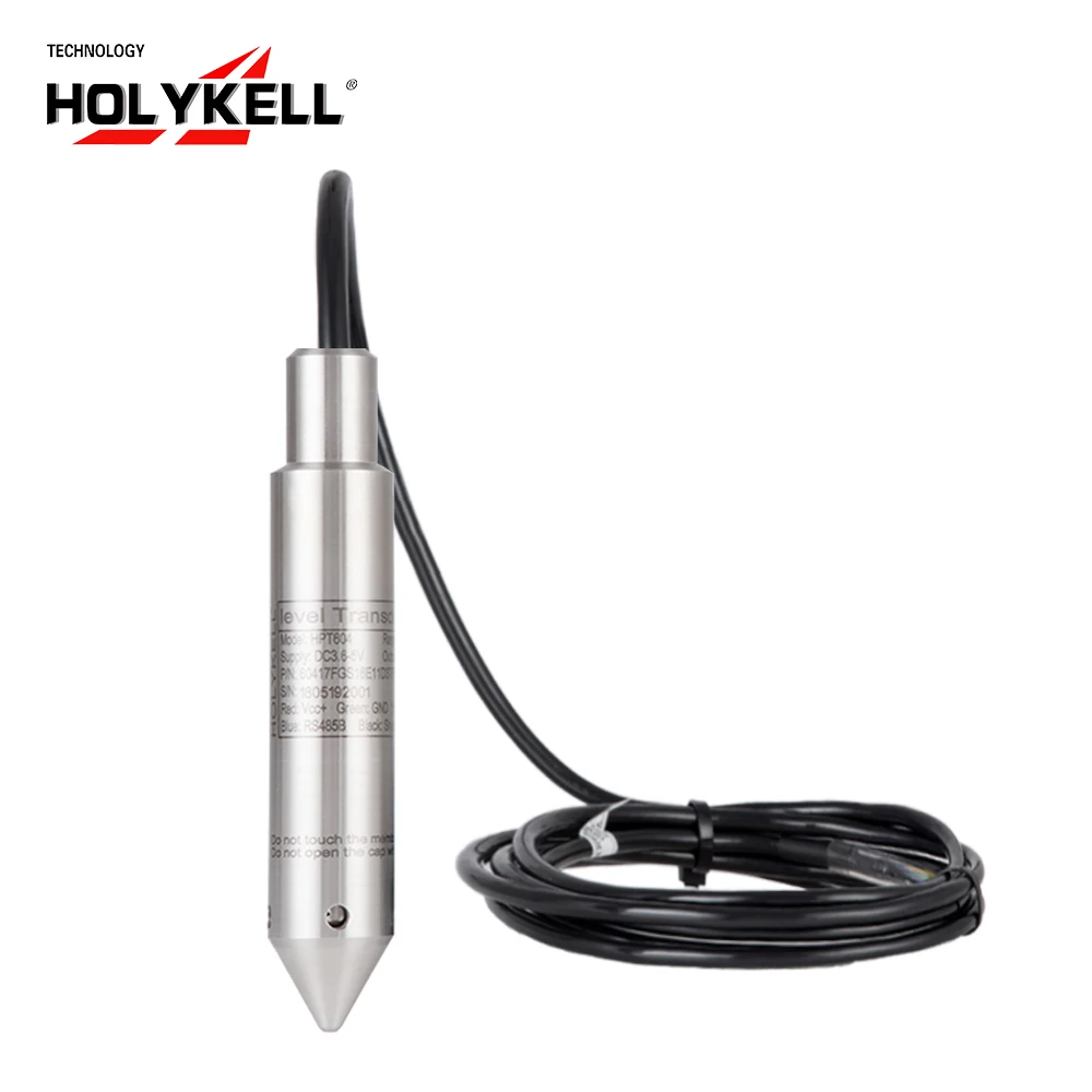

Holykell HPT604 Fuel Level Sensors Calibration Borehole Depth Meter Submersible Water Level Sensor