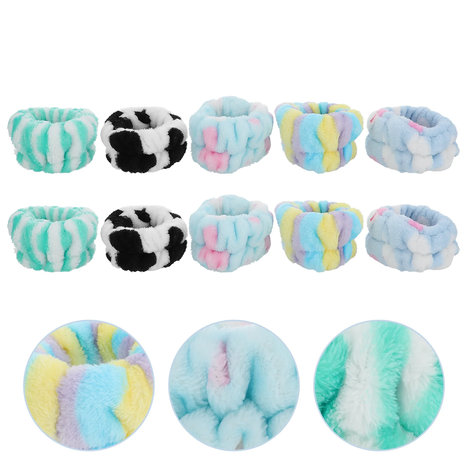 

Wrist Face Wristbands Wash Washing Spa Band Towel Microfiberscrunchies Headband Washband Bands Wristband Makeup Cuff Hair