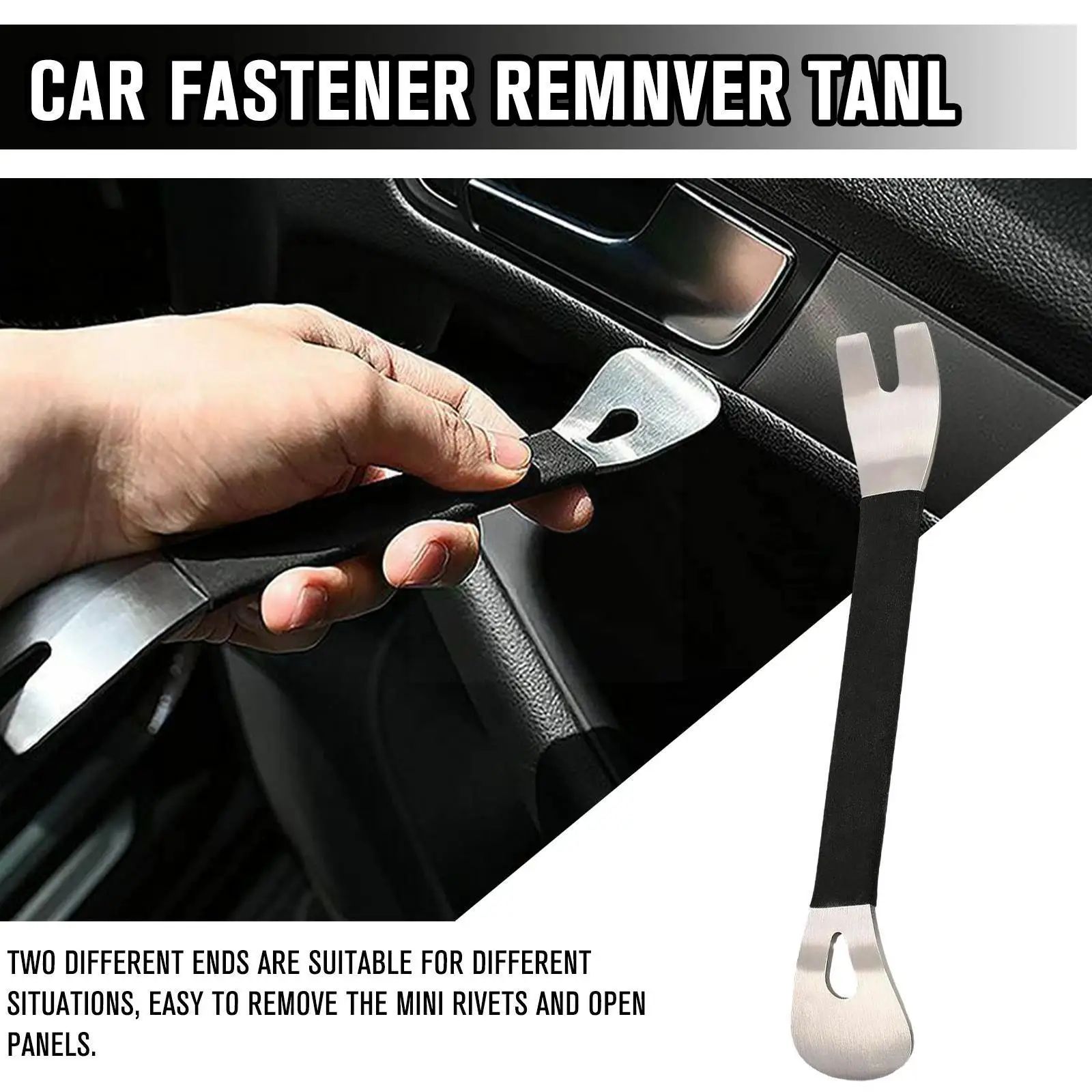 

Инструмент для снятия обшивки автомобиля, стальные прочные двухсторонние инструменты для снятия обшивки, панель, Клемма, уровень двери, кре...