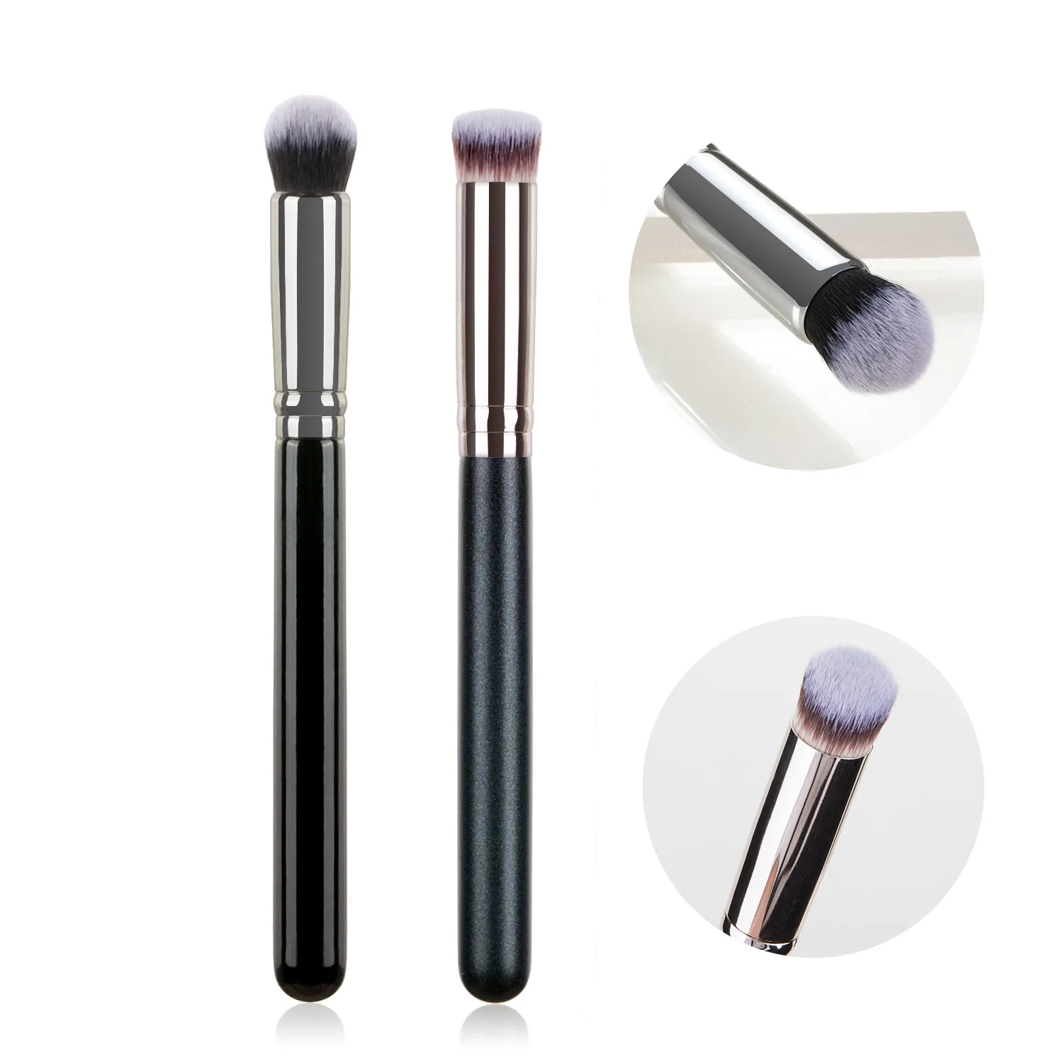 

1 шт. Профессиональные кисти для макияжа для консилера косметический инструмент макияжная Кисть маленькая частичная Жидкая основа для маки...