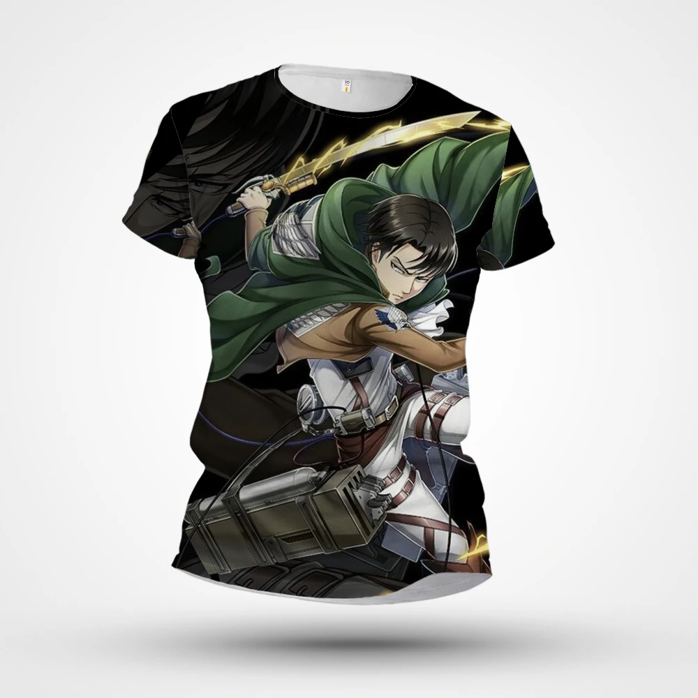 

2023 New Short Sleeve 3D Printed Top Custom Factory Direct Children's T-shirt Men's Casual Anime Pattern