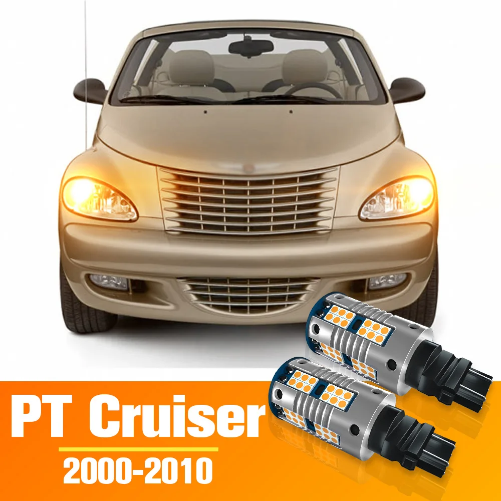 

2pcs LED Turn Signal Light Turning Bulb Accessories For Chrysler PT Cruiser 2000-2010 2002 2003 2004 2005 2006 2007 2008 2009
