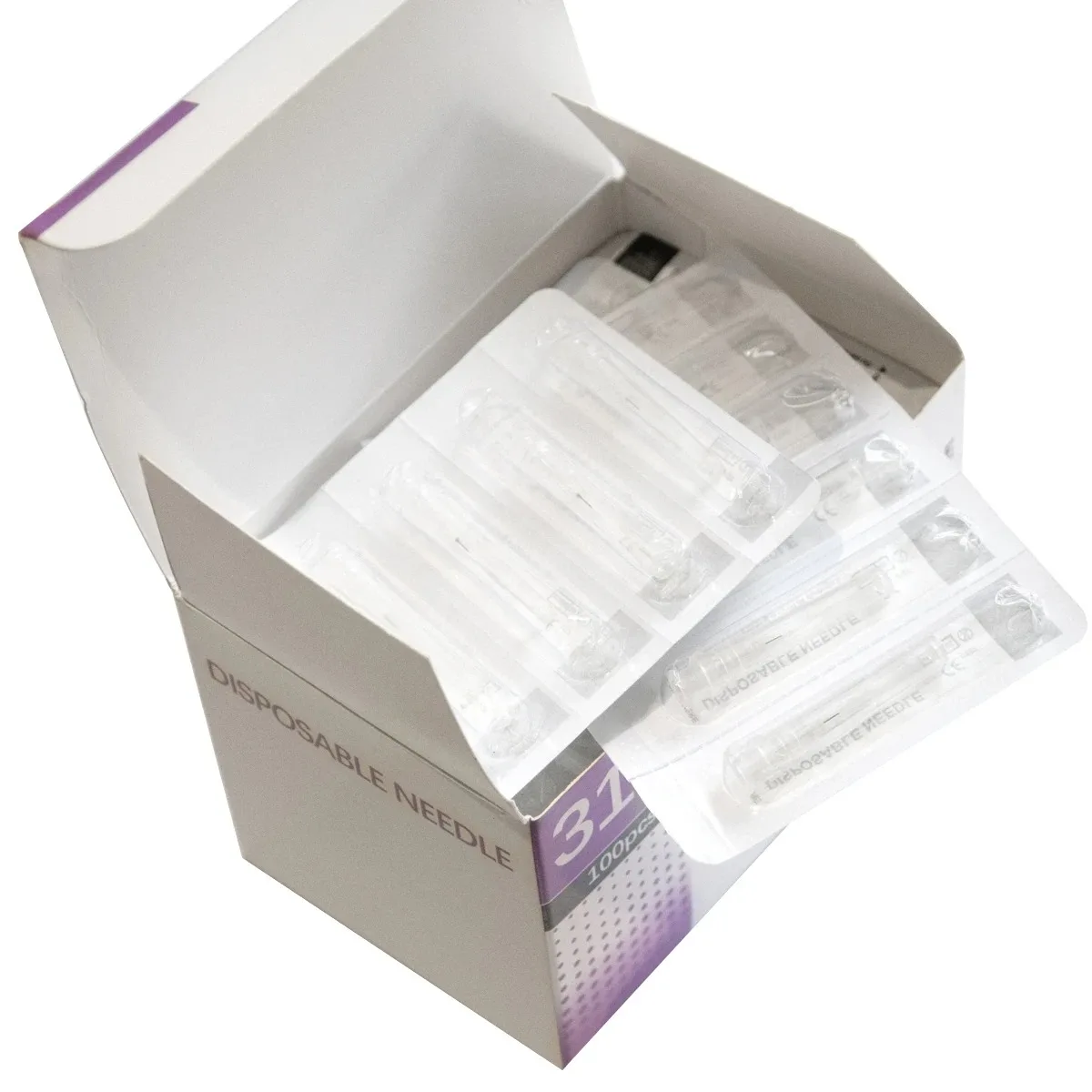 Одноразовый прозрачный шприц для безболезненной маленькой иглы 31 г 4/6/13 мм