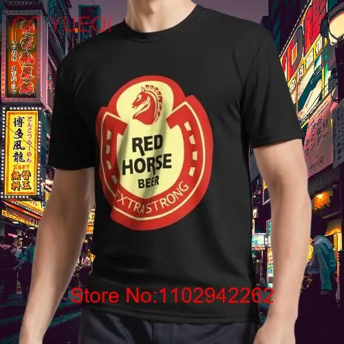 Футболка с логотипом Red Horse Beer Active футболка забавным Мужская