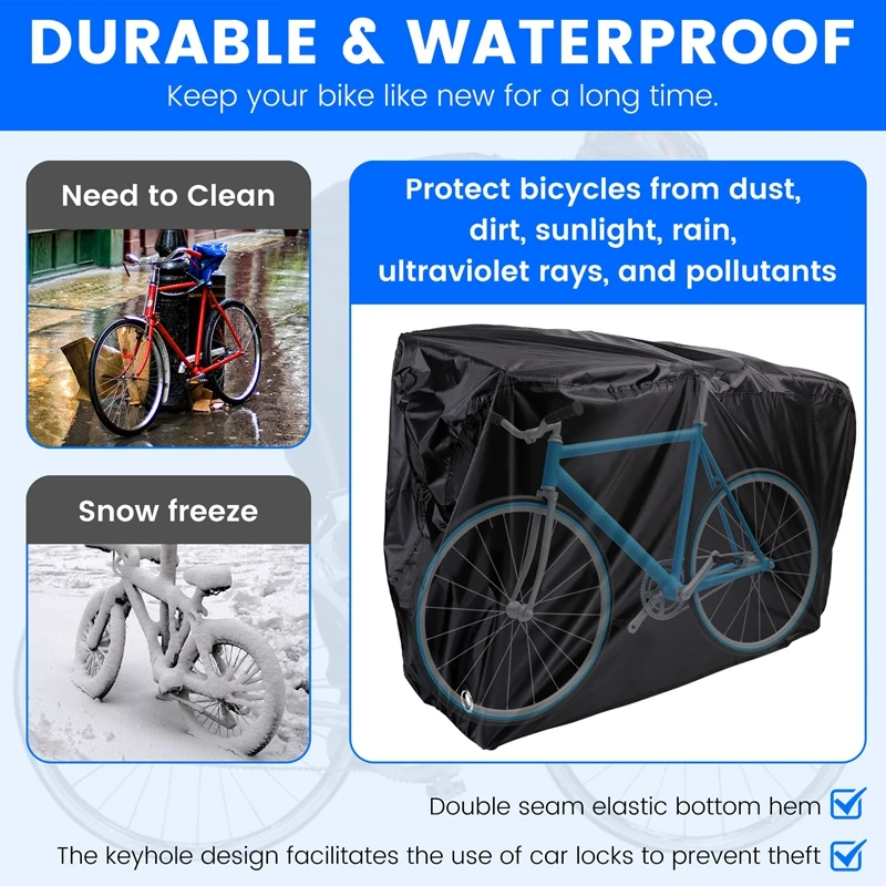 Чехол для велосипеда водонепроницаемый хранения велосипедов на открытом