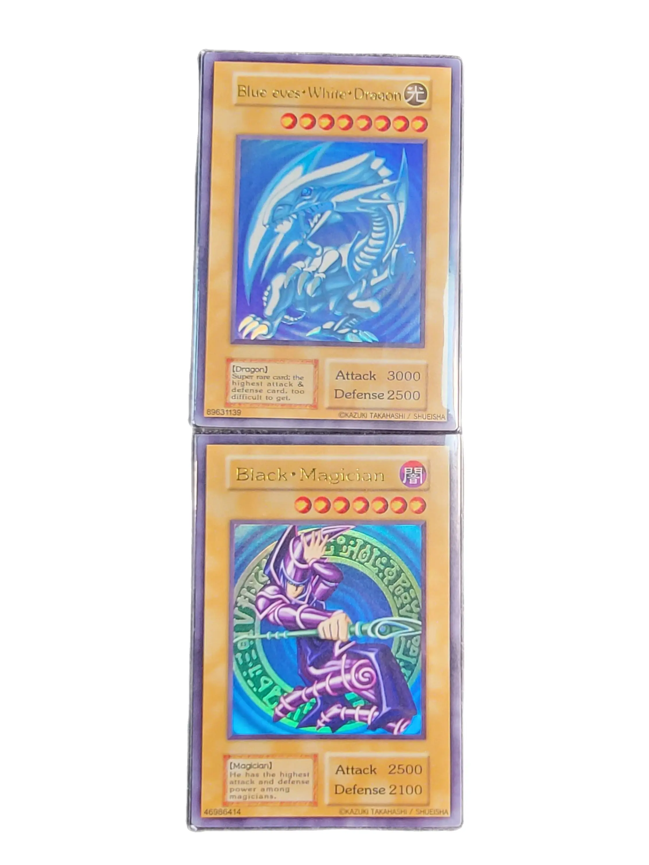 

Yu Gi Oh TCG Ultra Rare Weekly Youth JUMP/Dark Magician/Blue-Eyes White Dragon Gift Collection Card Toy (not original)