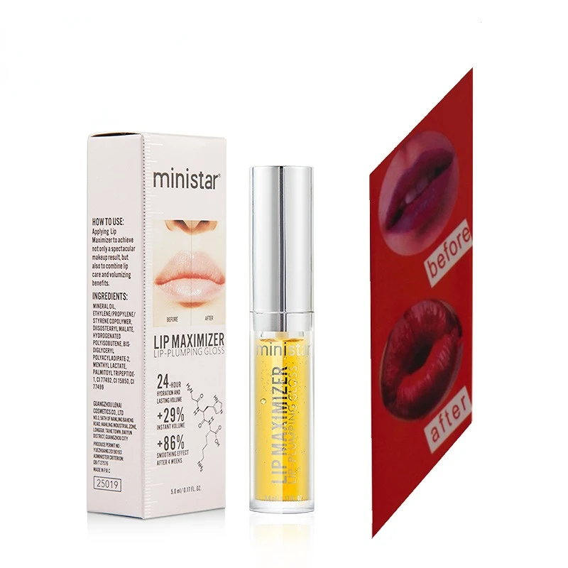 

Lip Gloss Lip Balm Plumping Nourish Hydrate with Vitamin E Moisturizer Dual-use for Lip & Cheek Makeup Lip Tint