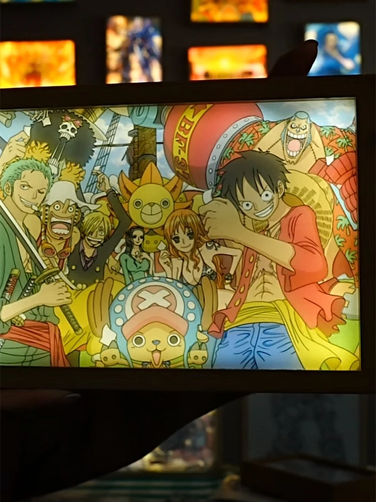 

Lamp LED Light Painting USB Night Light 3 Color Living Room Bedroom Creative Photo Frame Night Luminou Hanging Picture Lamp Gift