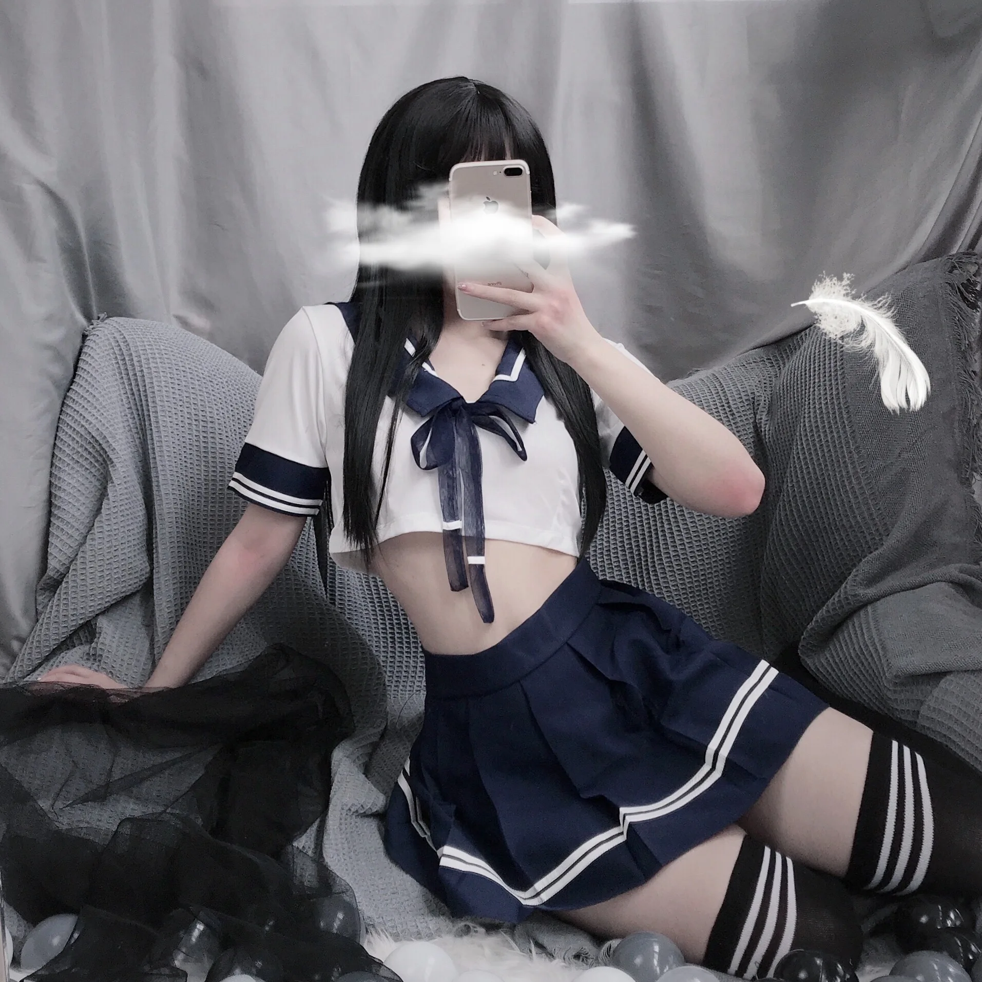 School Girl Japanese Plus Size Costumes Women Sexy Lingerie Temptation Suit Student Uniform Miniskirt Cosplay Cheerleader Outfit |