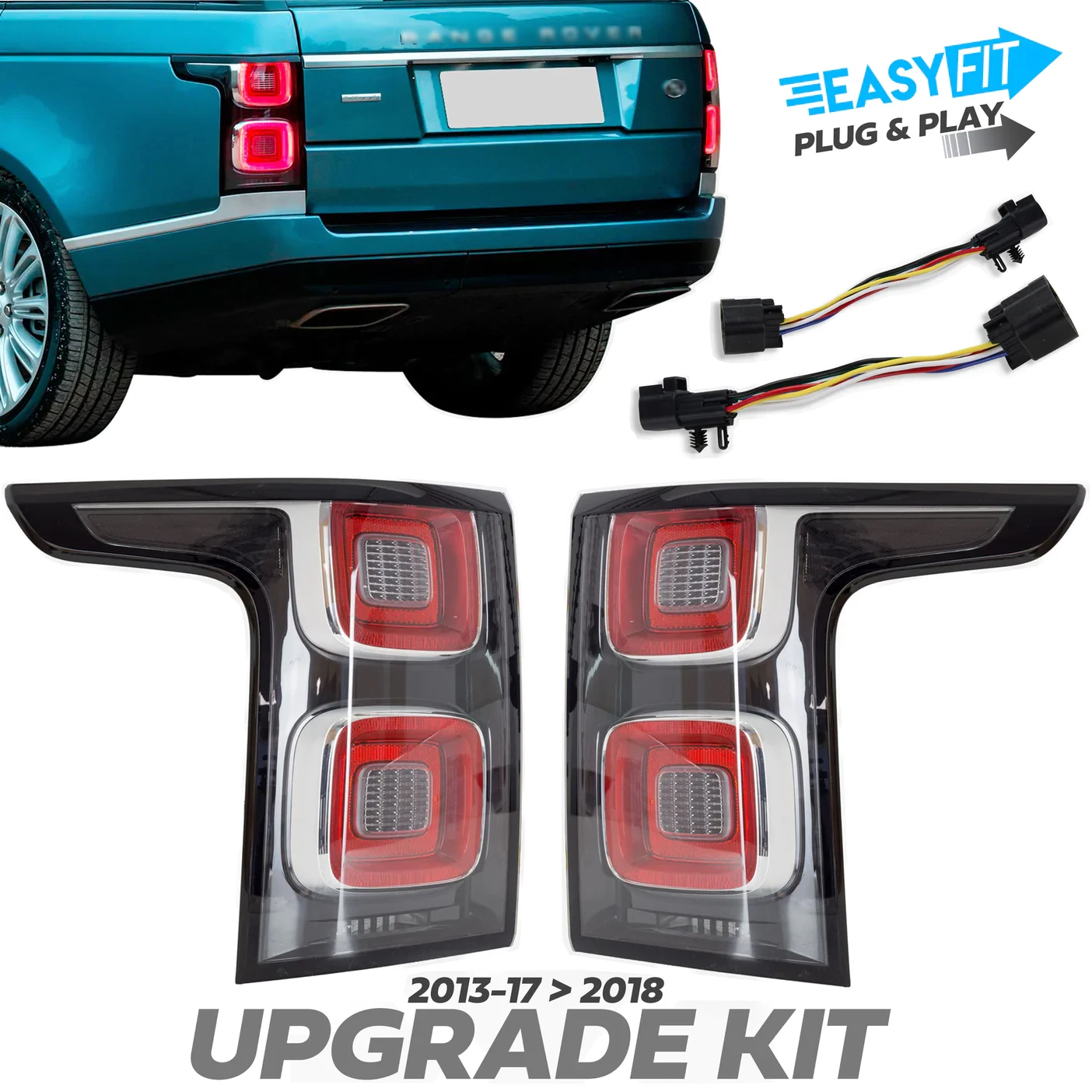 

Задние фонари для Range Rover Vogue L405 2018-2022, задние фонари, тормозные фонари, обновление 13-17, 18- 22 LR135412 и LR135422