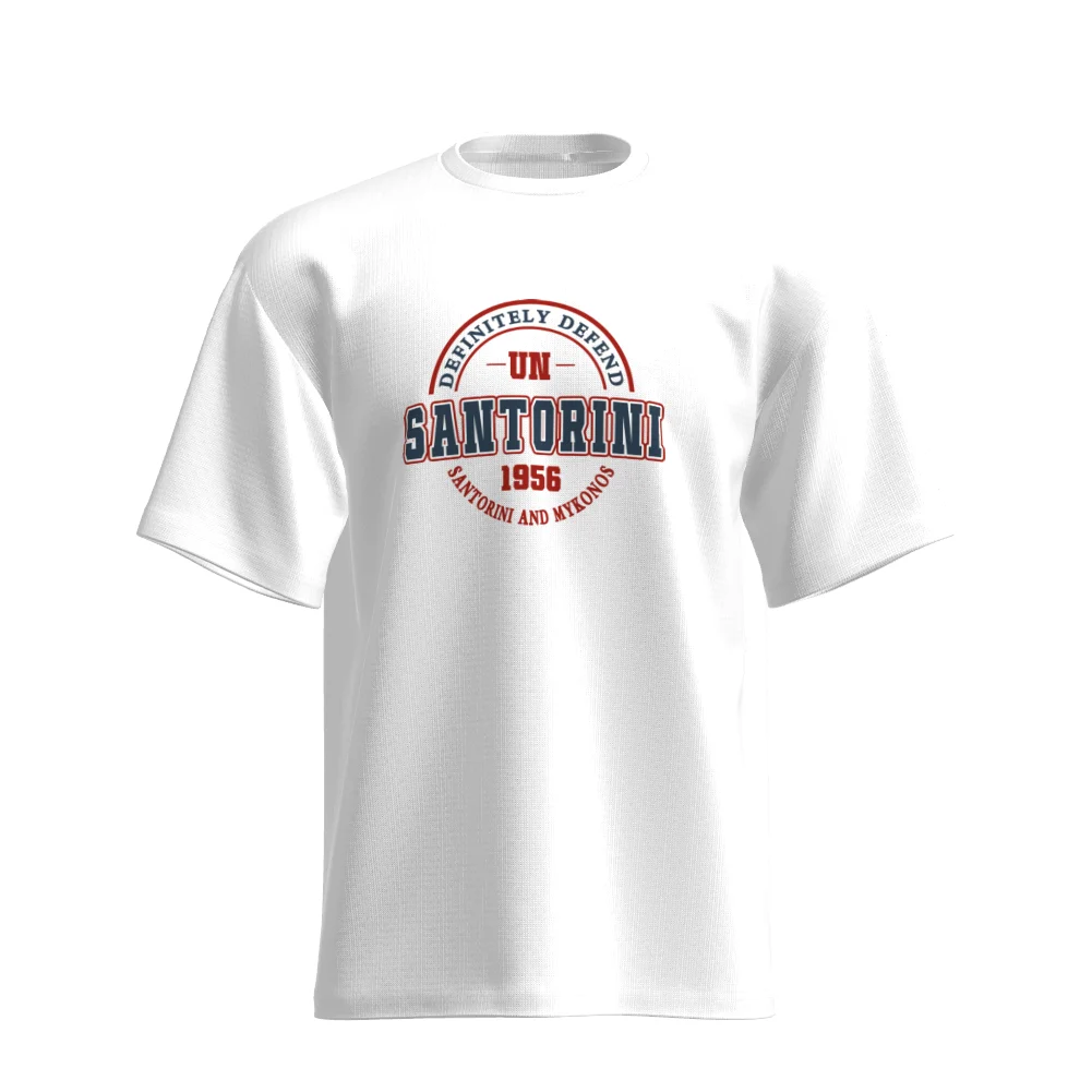 

Модная мужская футболка с коротким рукавом и принтом